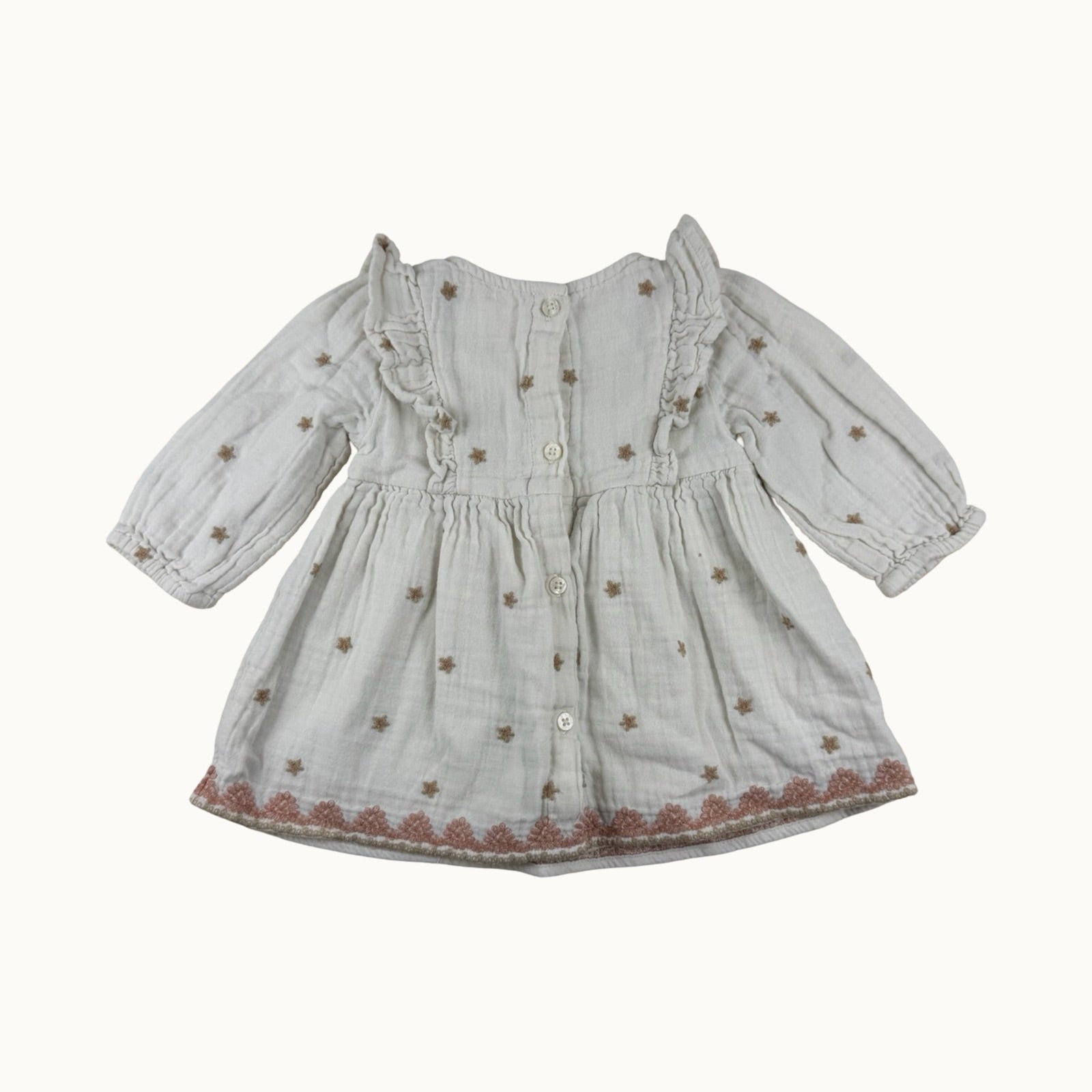 Robe gaze de coton Zara - 3 mois