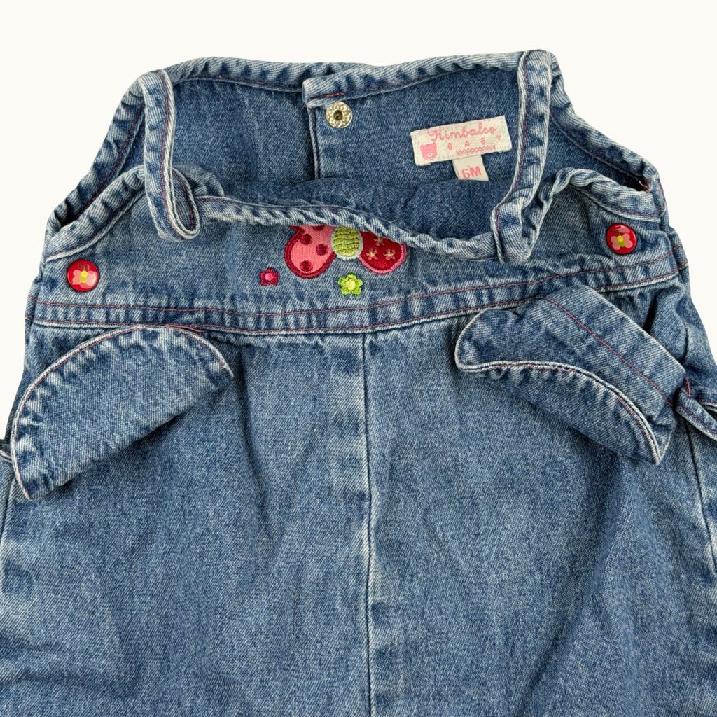 Salopette jean vintage - 6 mois