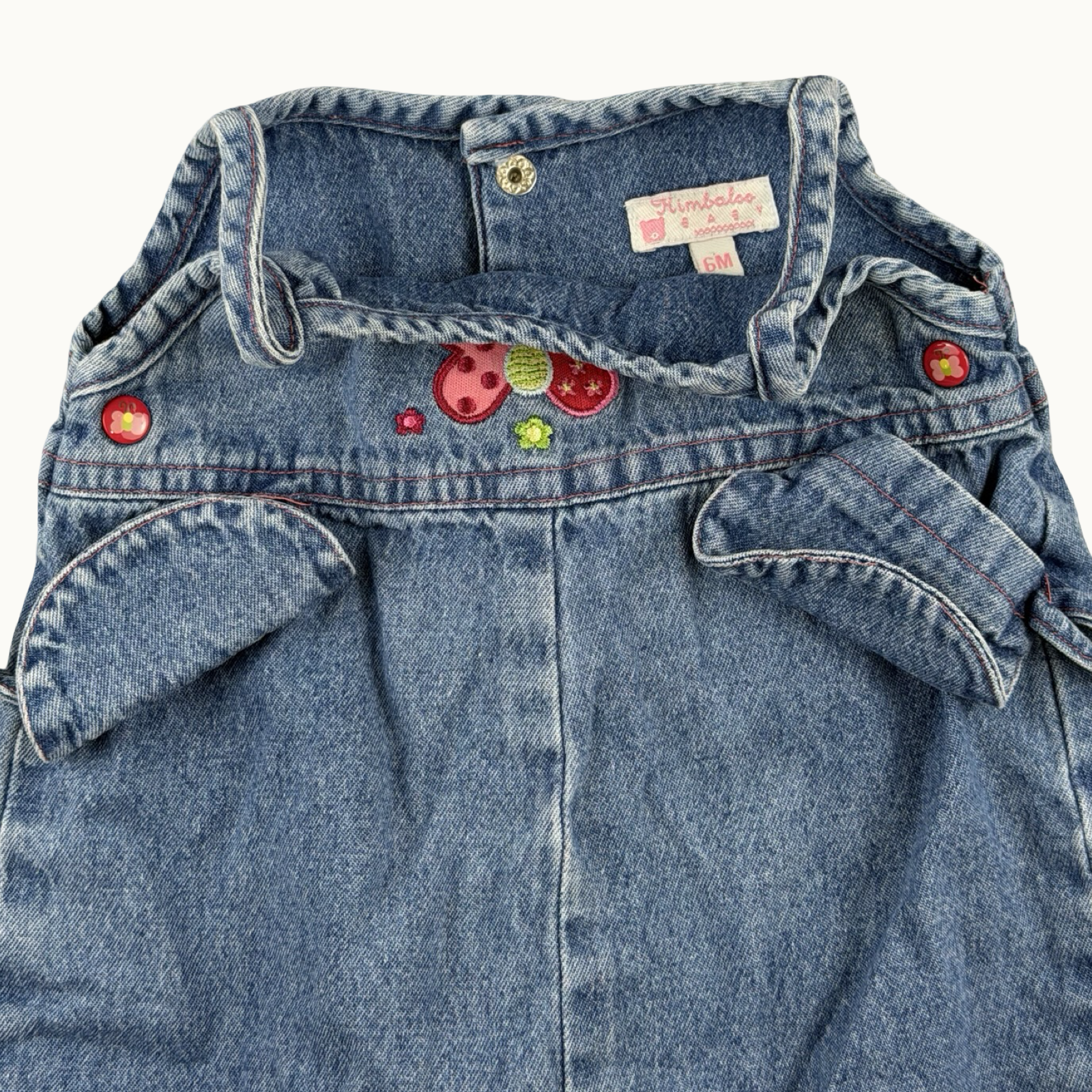 Salopette jean vintage - 6 mois