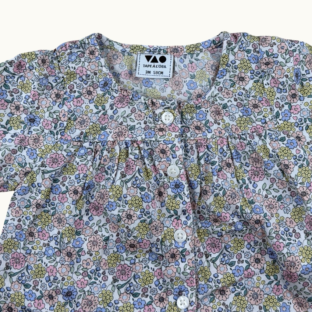 Blouse fleurie TAO - 3 mois
