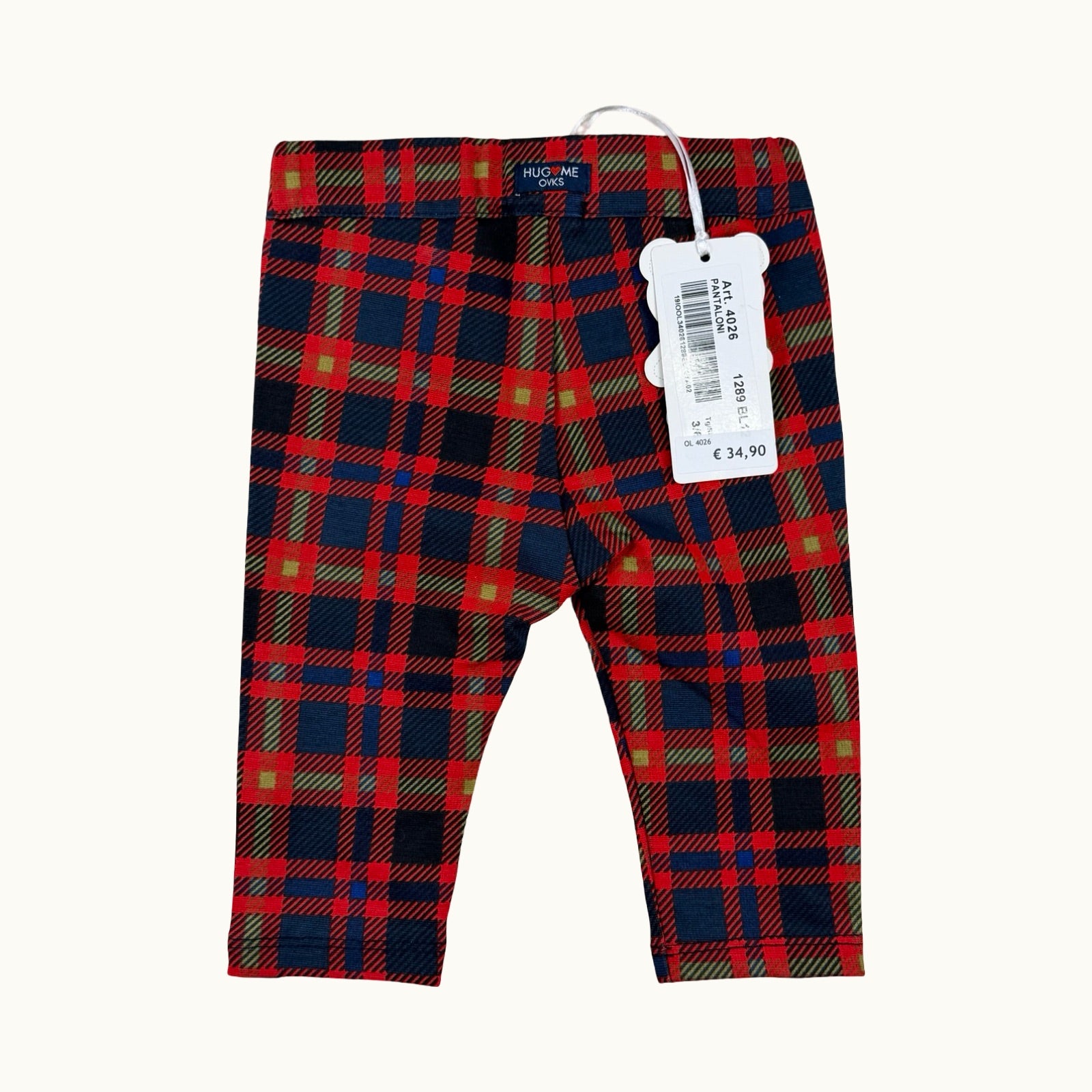 Pantalon à carreaux - 6 mois