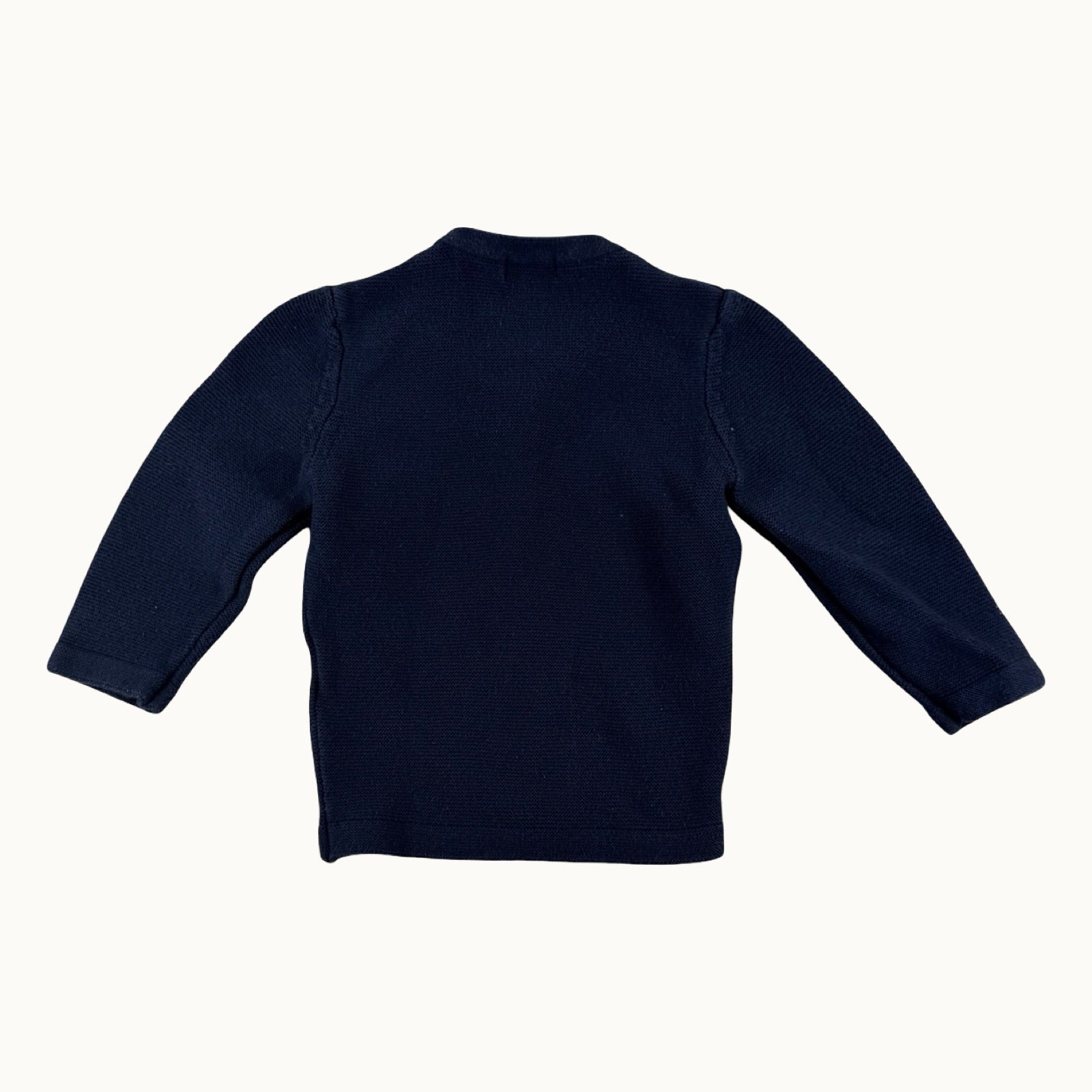 Gilet en maille bleu marine - 9 mois