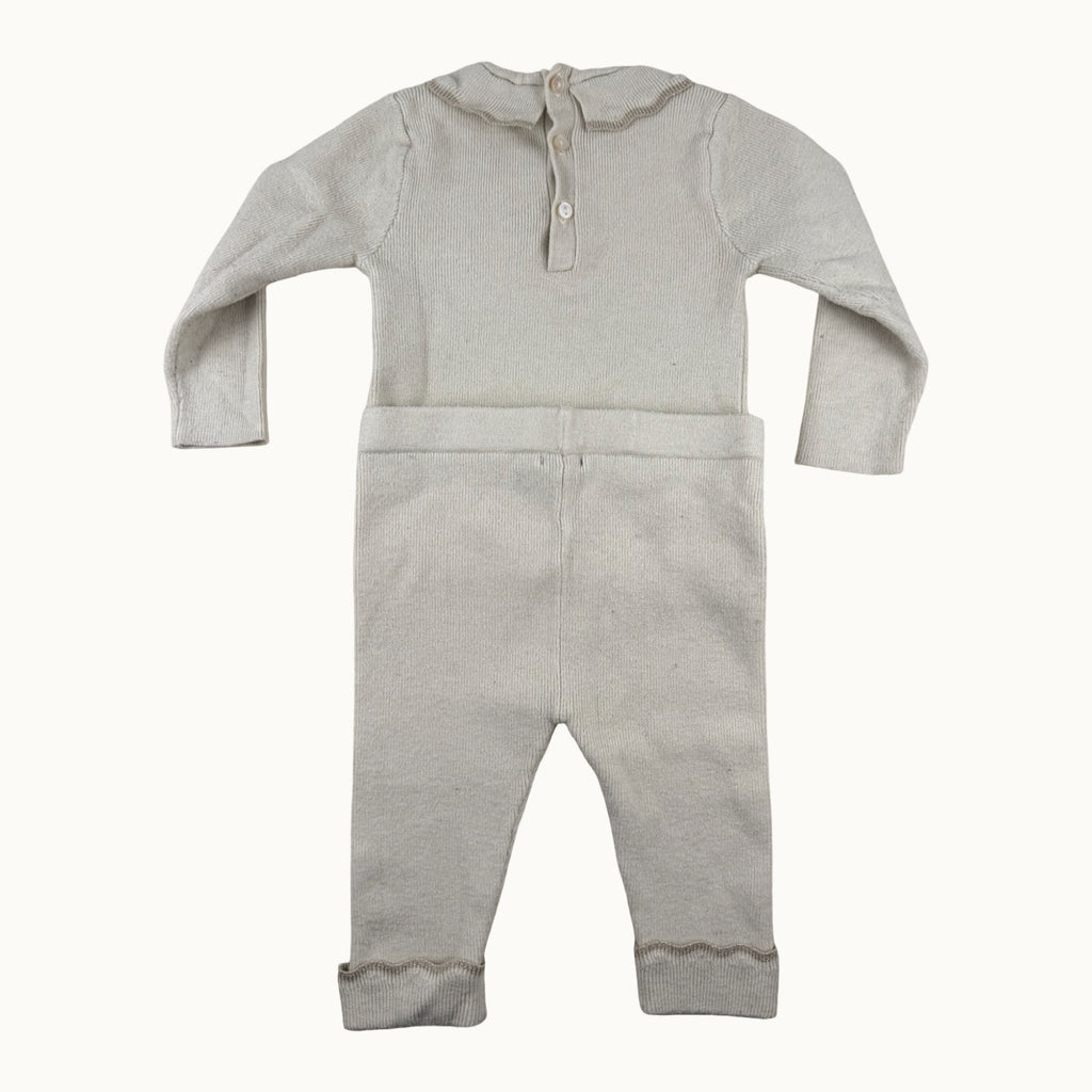 Ensemble en maille - 12 mois