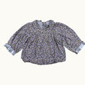 Blouse fleurie avec col TAO - 3 mois