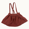 Jupe bretelles velours - 9 mois