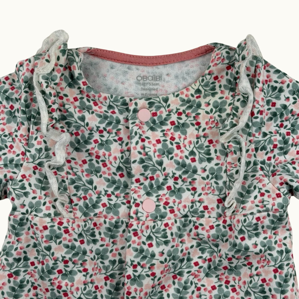 Pyjama fleuri - 1 mois