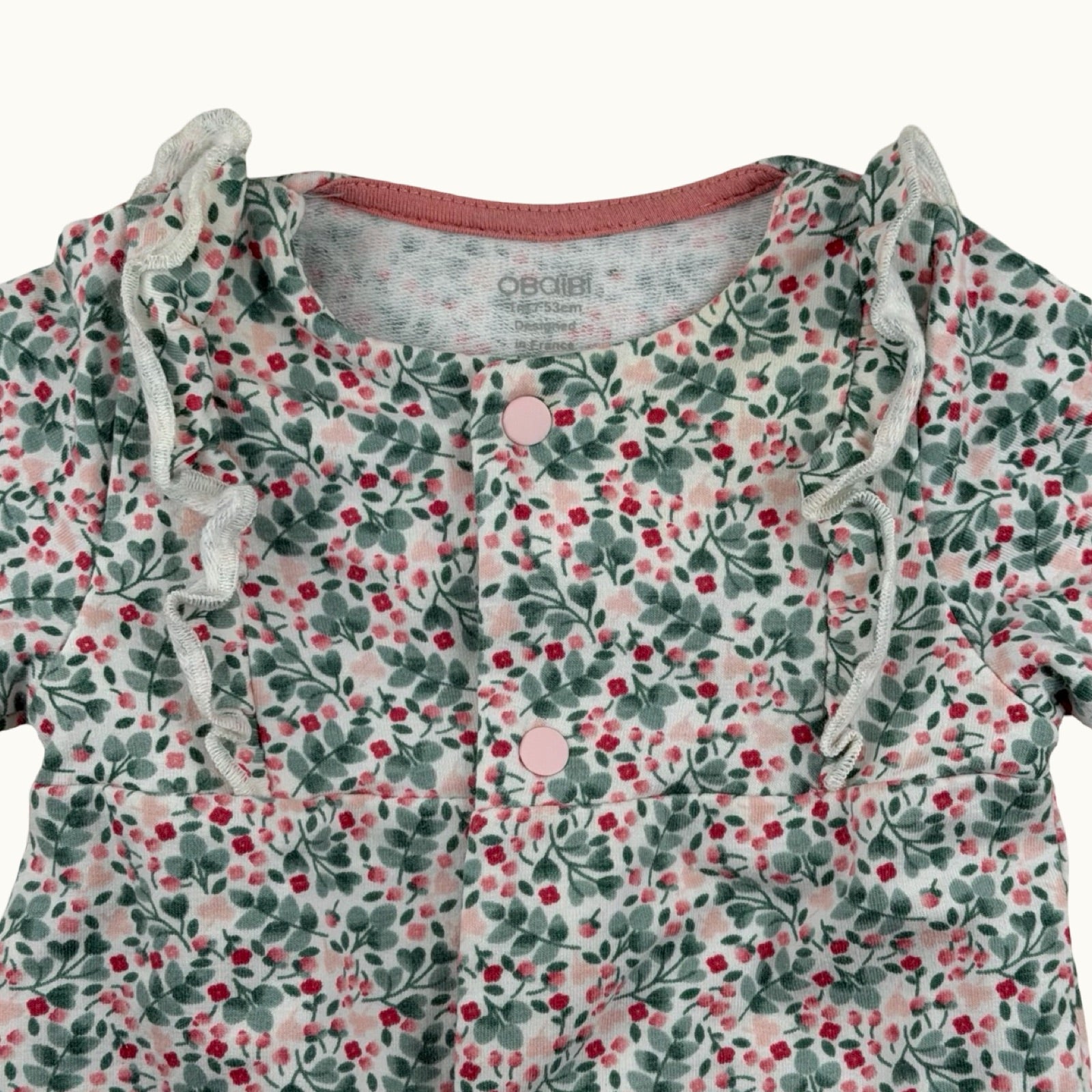 Pyjama fleuri - 1 mois
