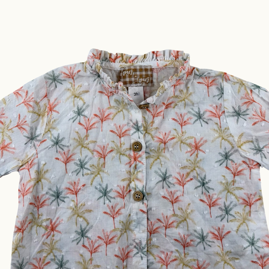 Chemise motifs - 3 mois