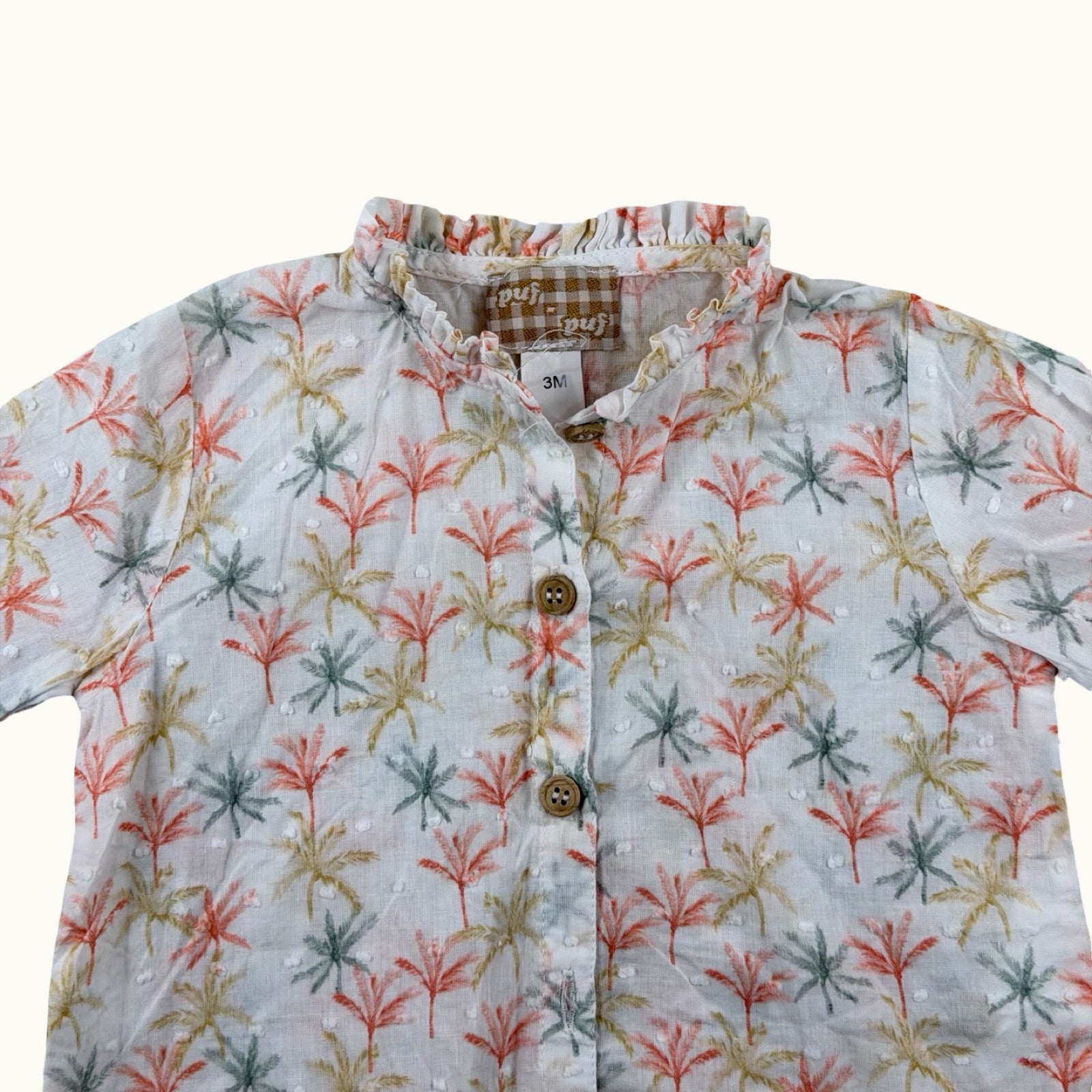 Chemise motifs - 3 mois