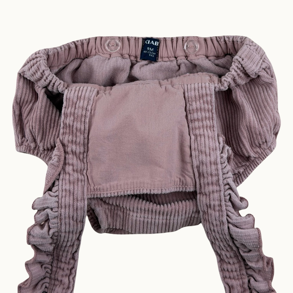 Barboteuse en velours - 9 mois