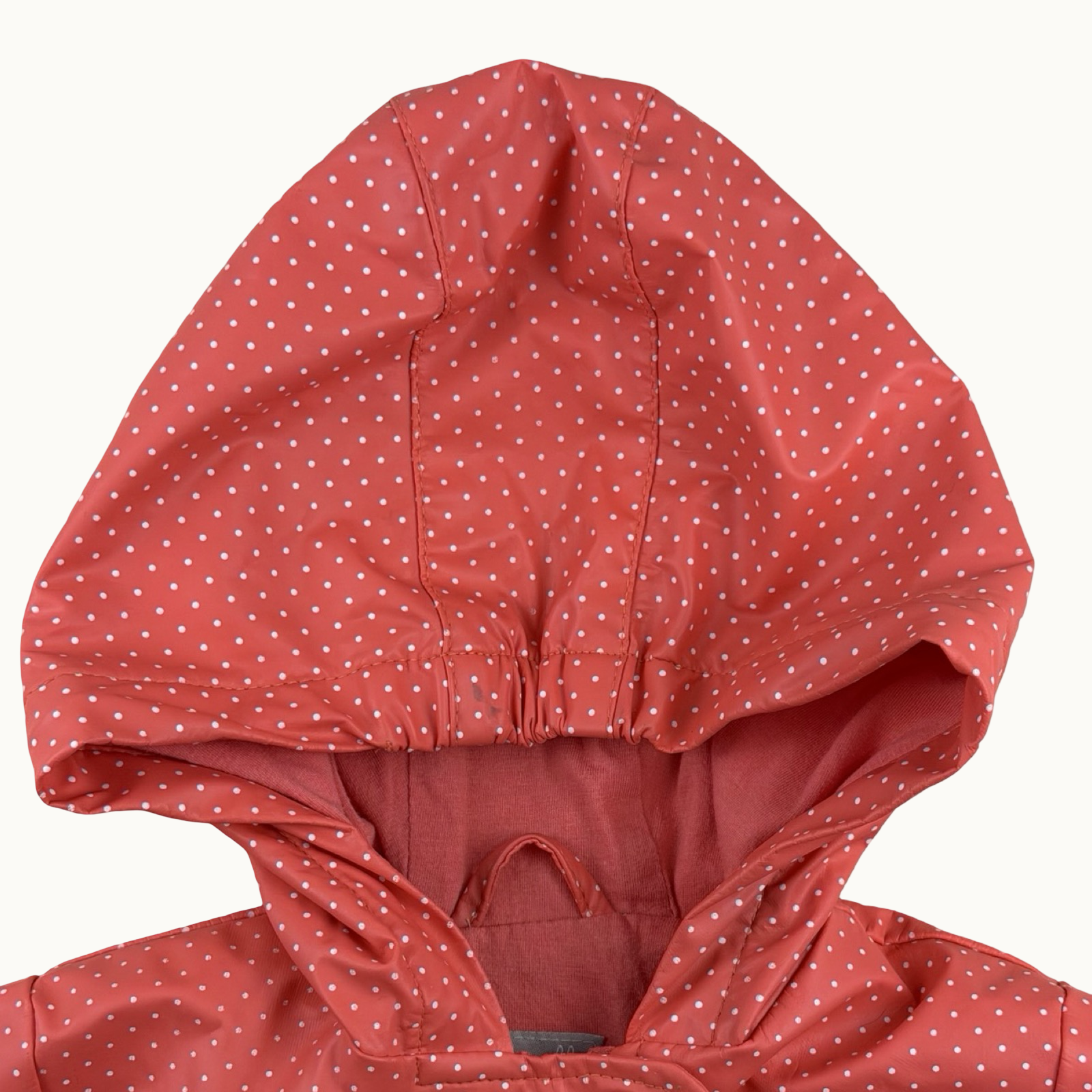 Imperméable à pois avec capuche - 12 mois