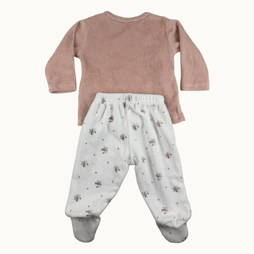 Pyjama 2 pièces velours - 3 mois