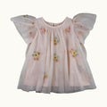 Robe en tulle avec broderies - 3 mois