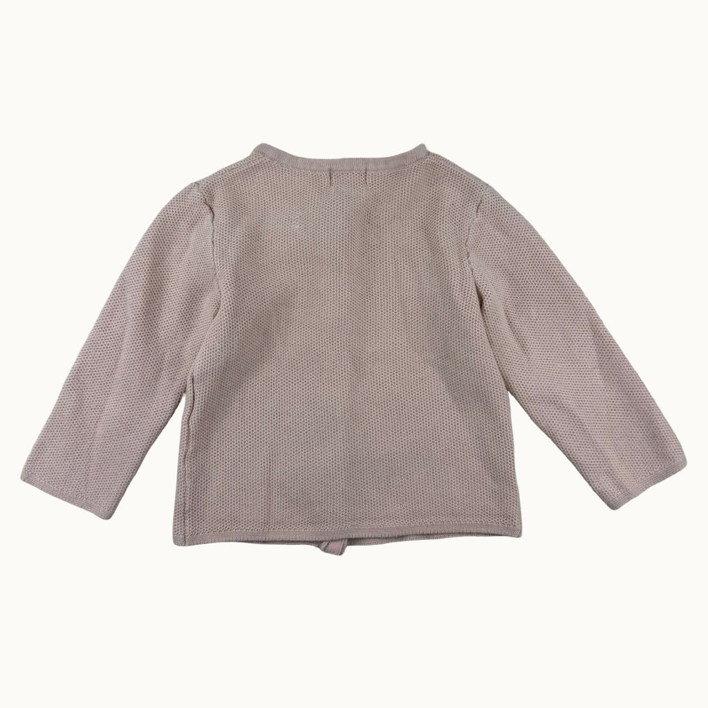Gilet en maille rose - 12 mois
