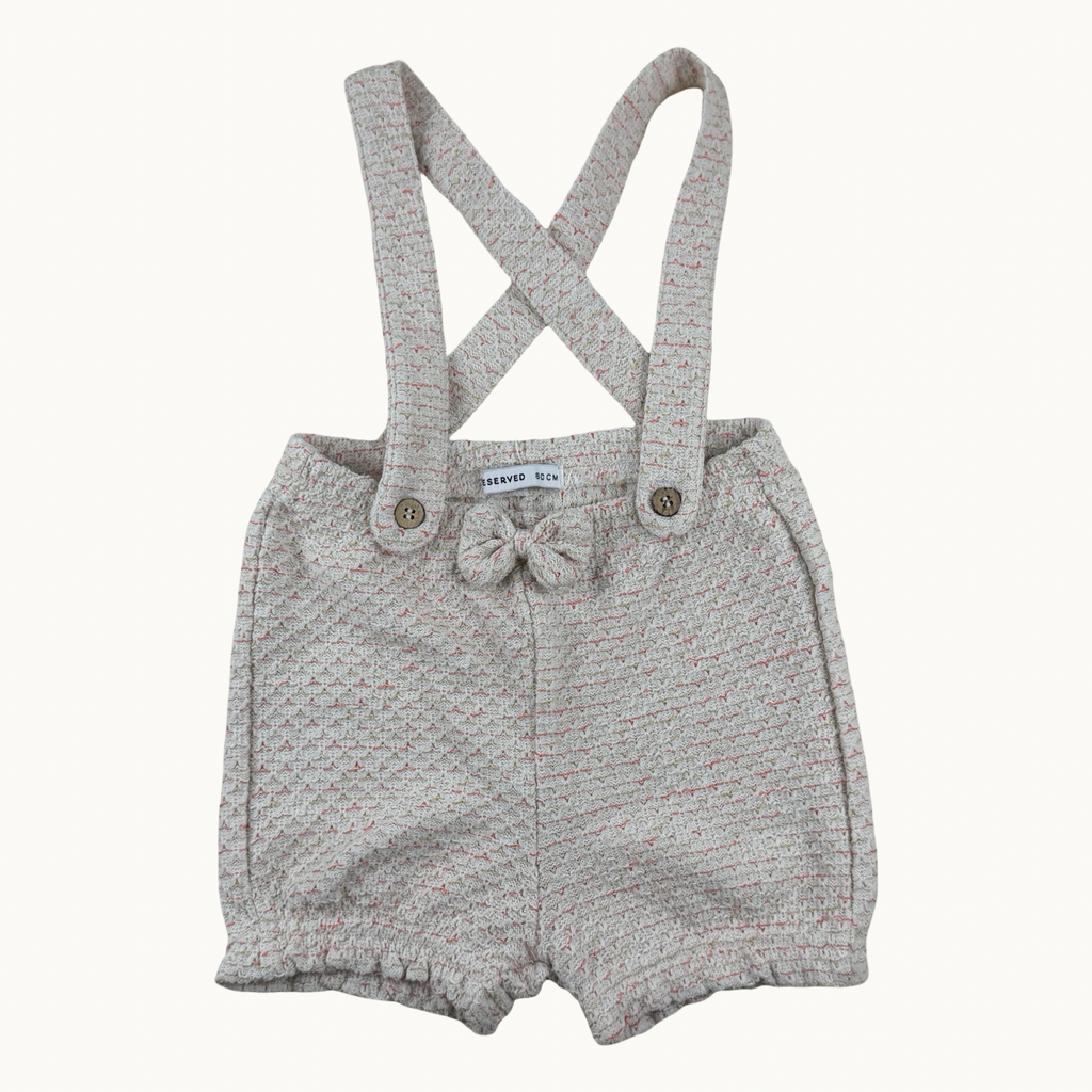 Salopette short - 12 mois