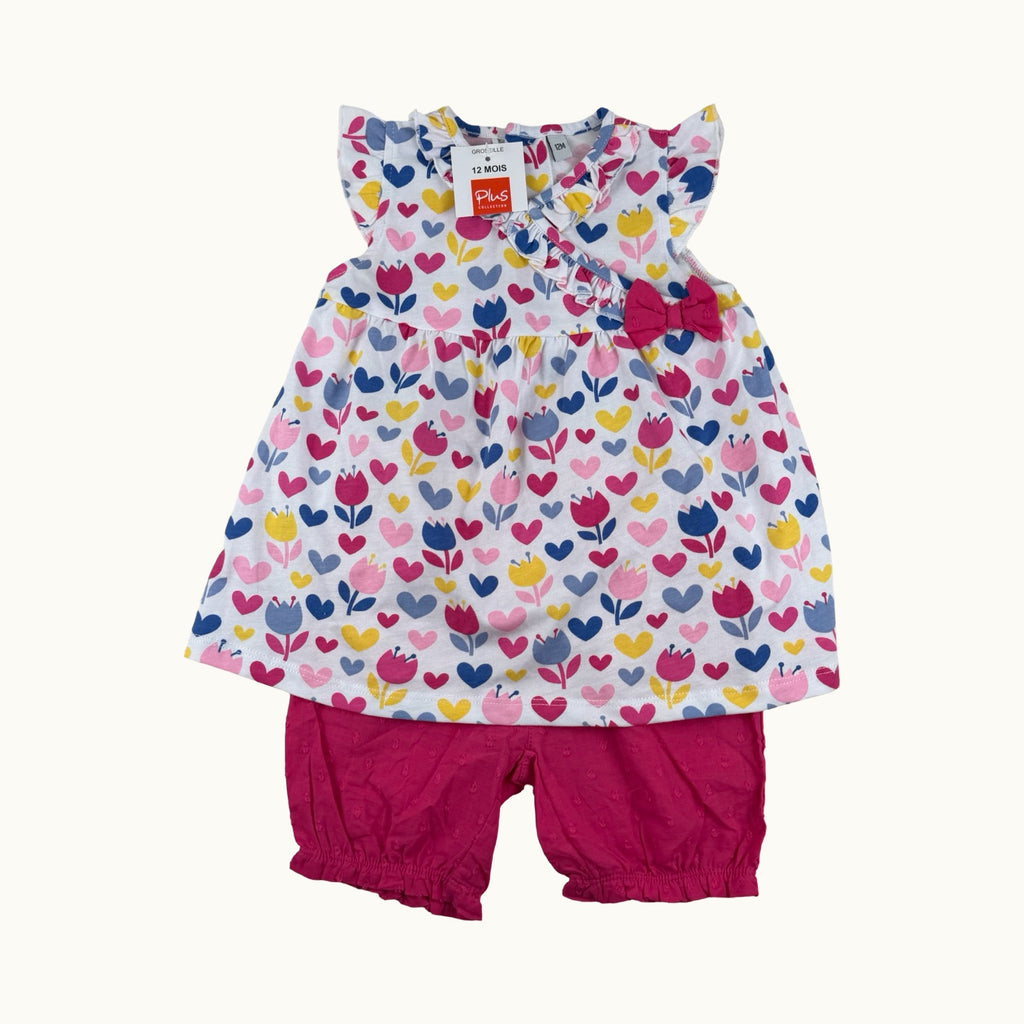 Ensemble short et top - 12 mois