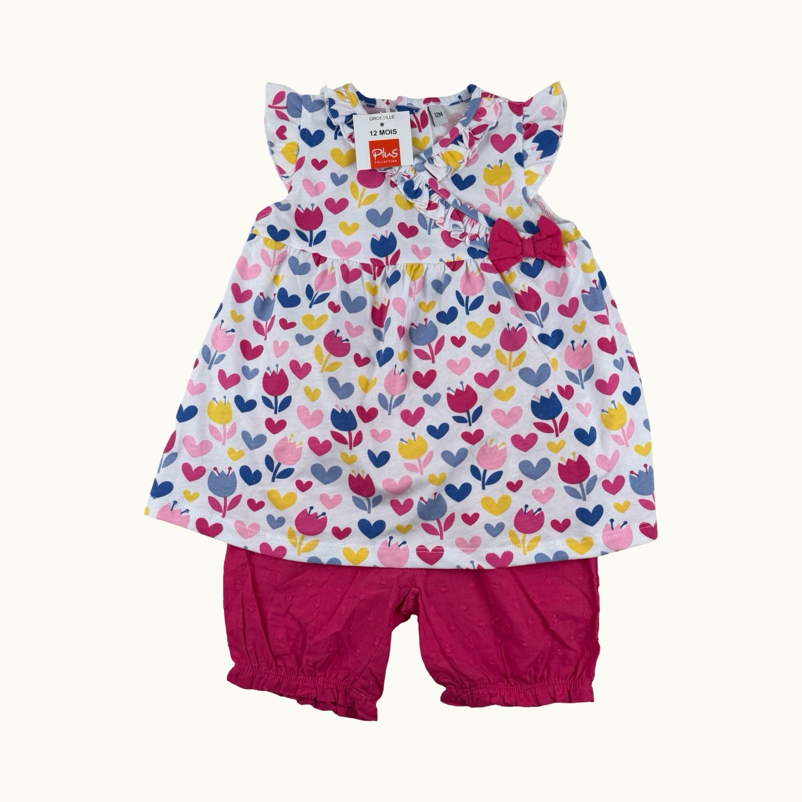 Ensemble short et top - 12 mois