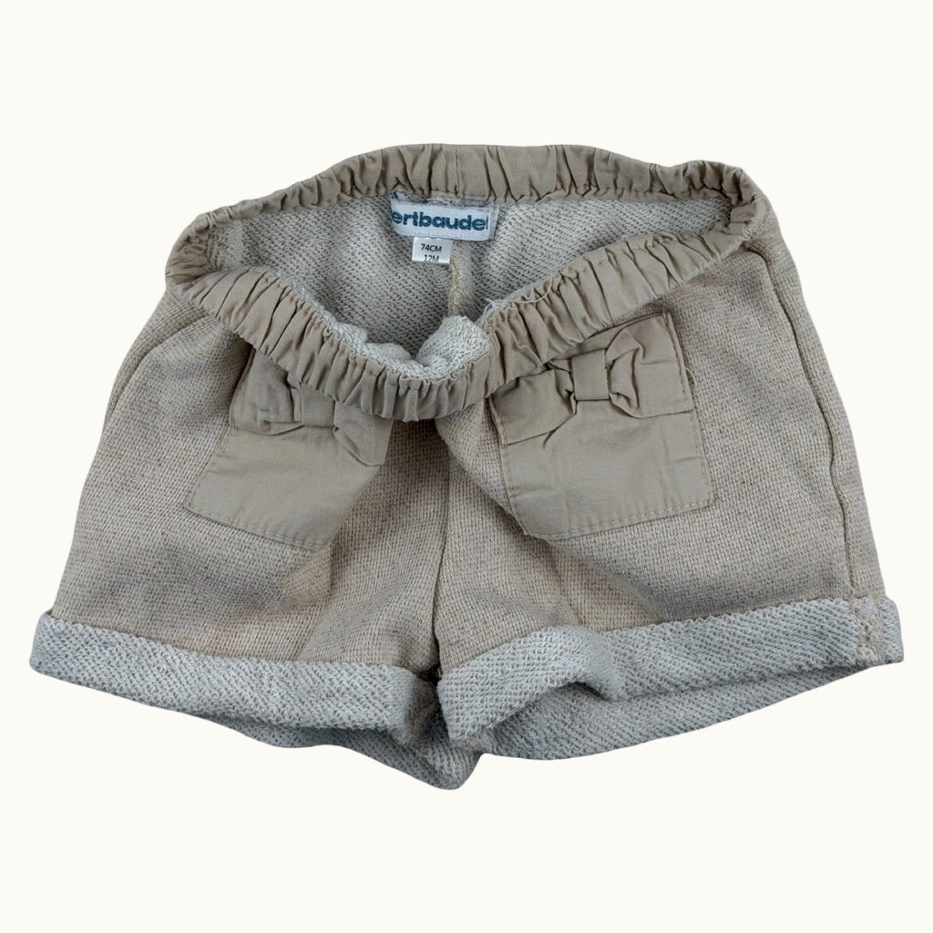 Short en maille molletonnée - 12 mois