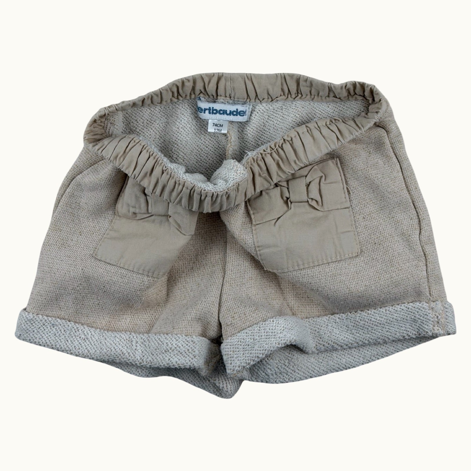 Short en maille molletonnée - 12 mois
