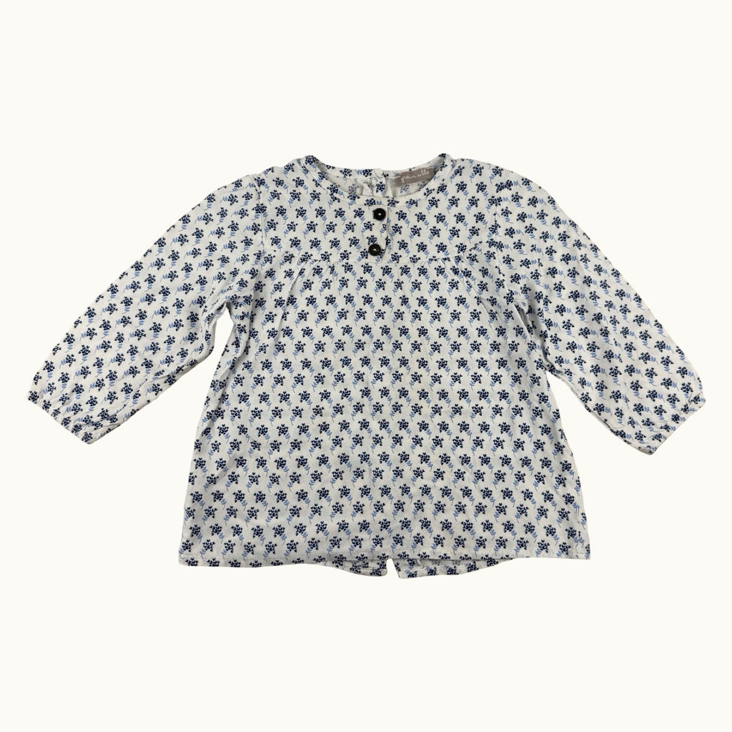 Blouse fleurie - 12 mois