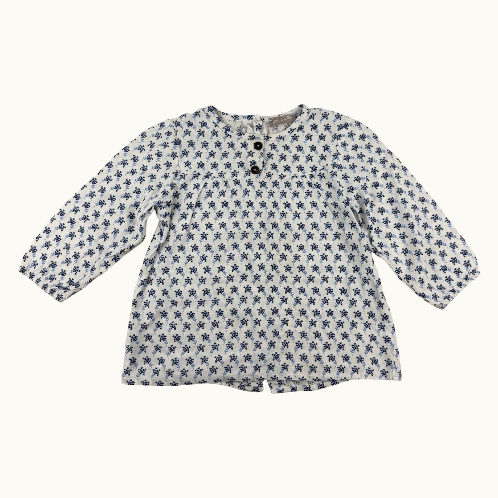 Blouse fleurie - 12 mois