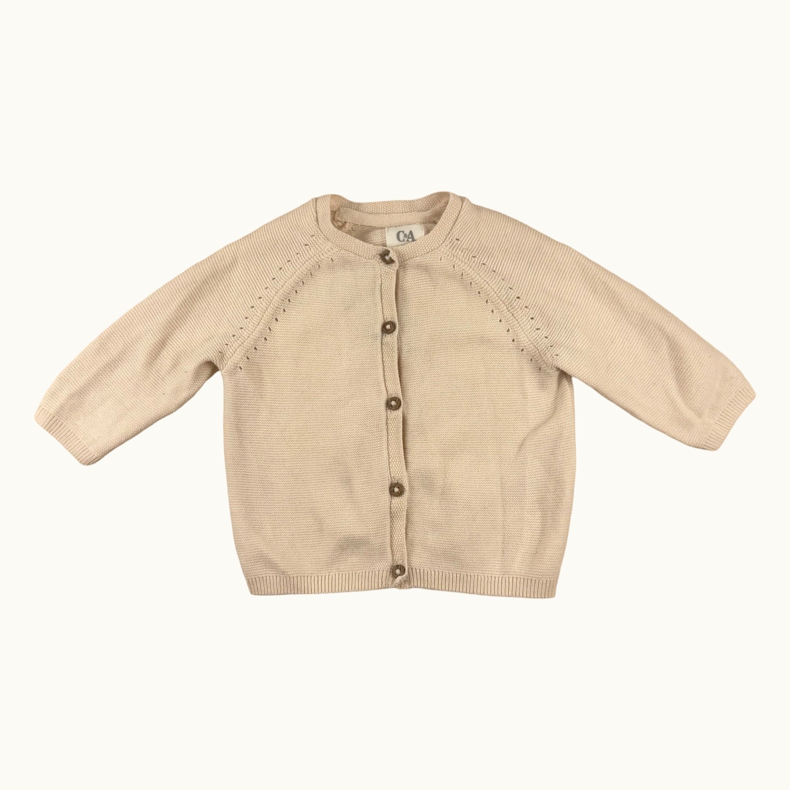 Cardigan beige - 3 mois
