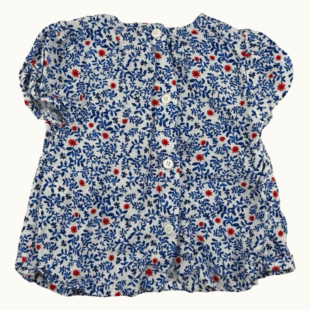 T-shirt fleuri - 12 mois