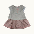 Robe bi-matière - 12 mois