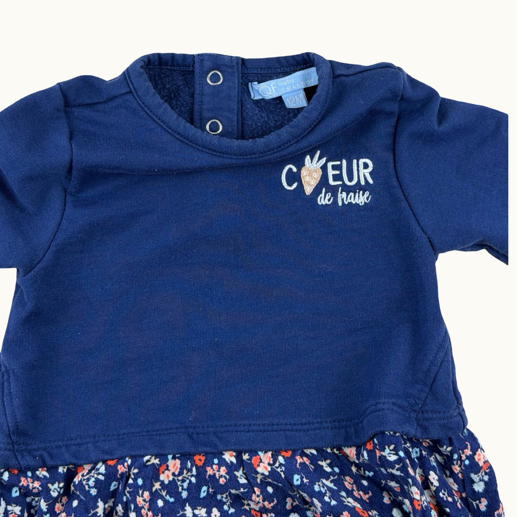 Robe bi-matière - 12 mois