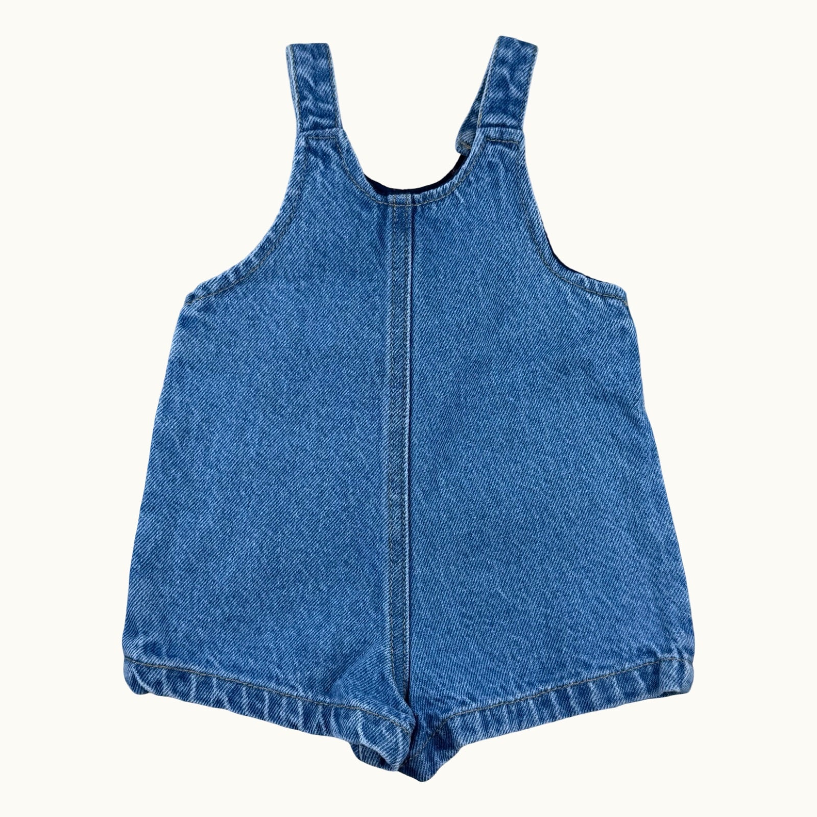 Combishort en jean - 3 mois