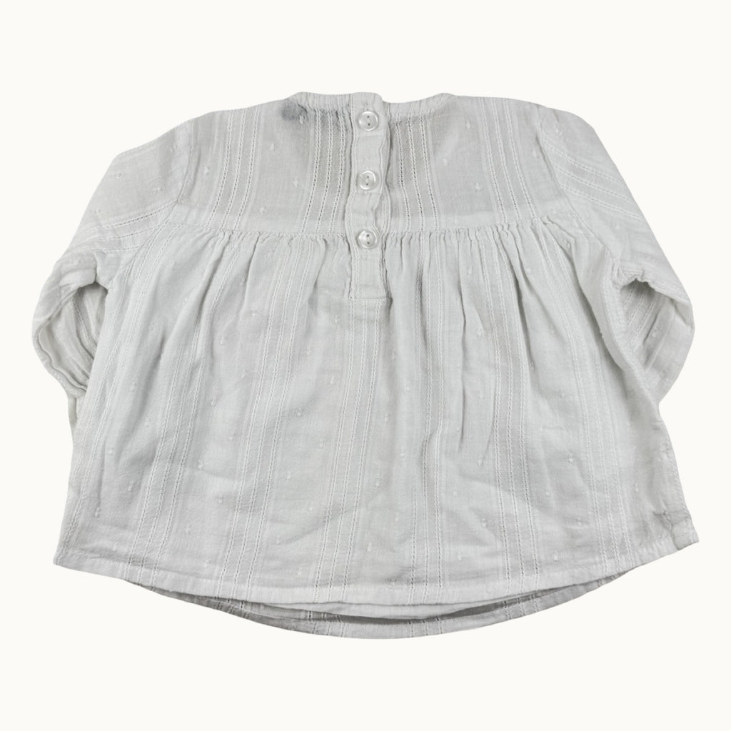 Blouse blanche - 3 mois