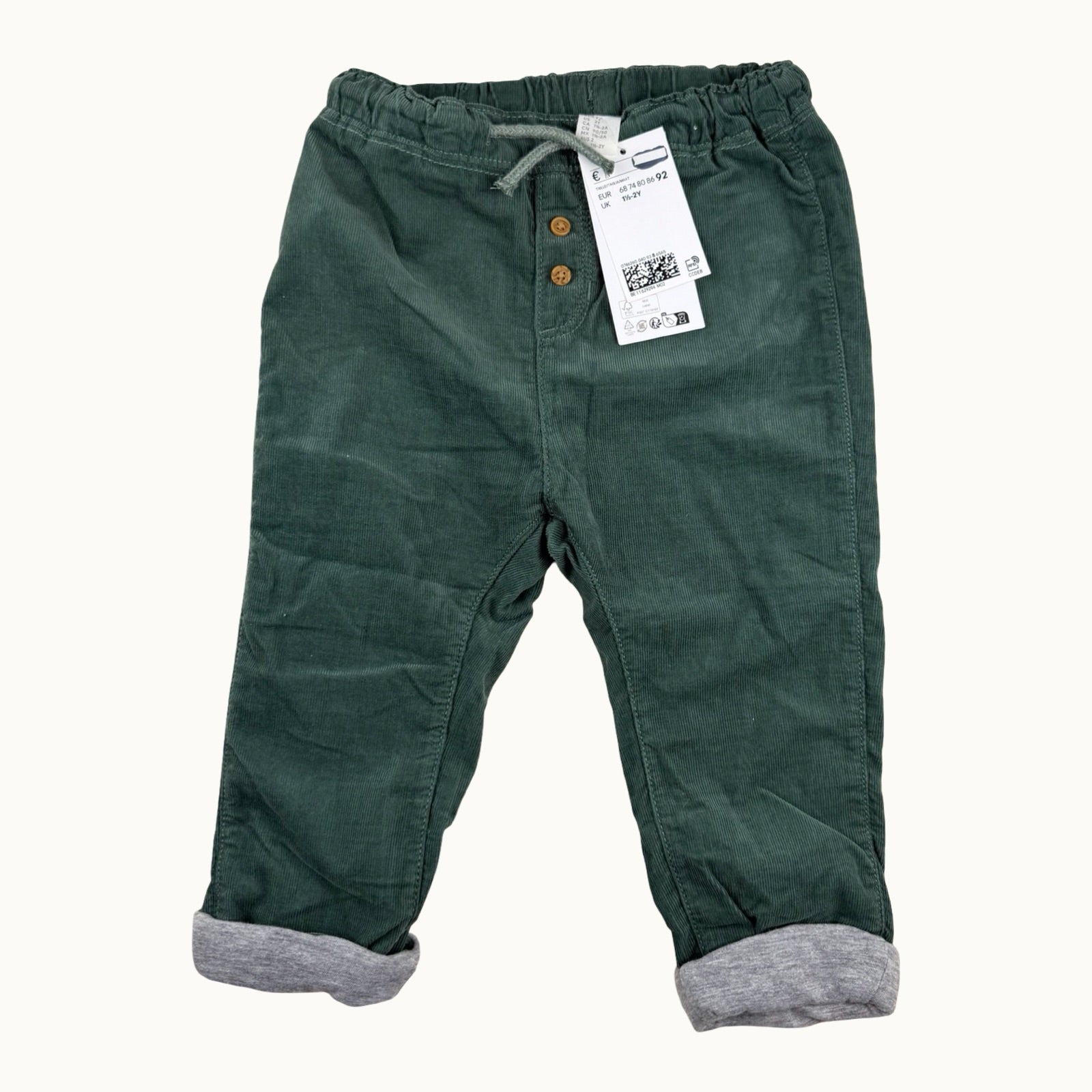 Pantalon en velours côtelé H&M - 24 mois