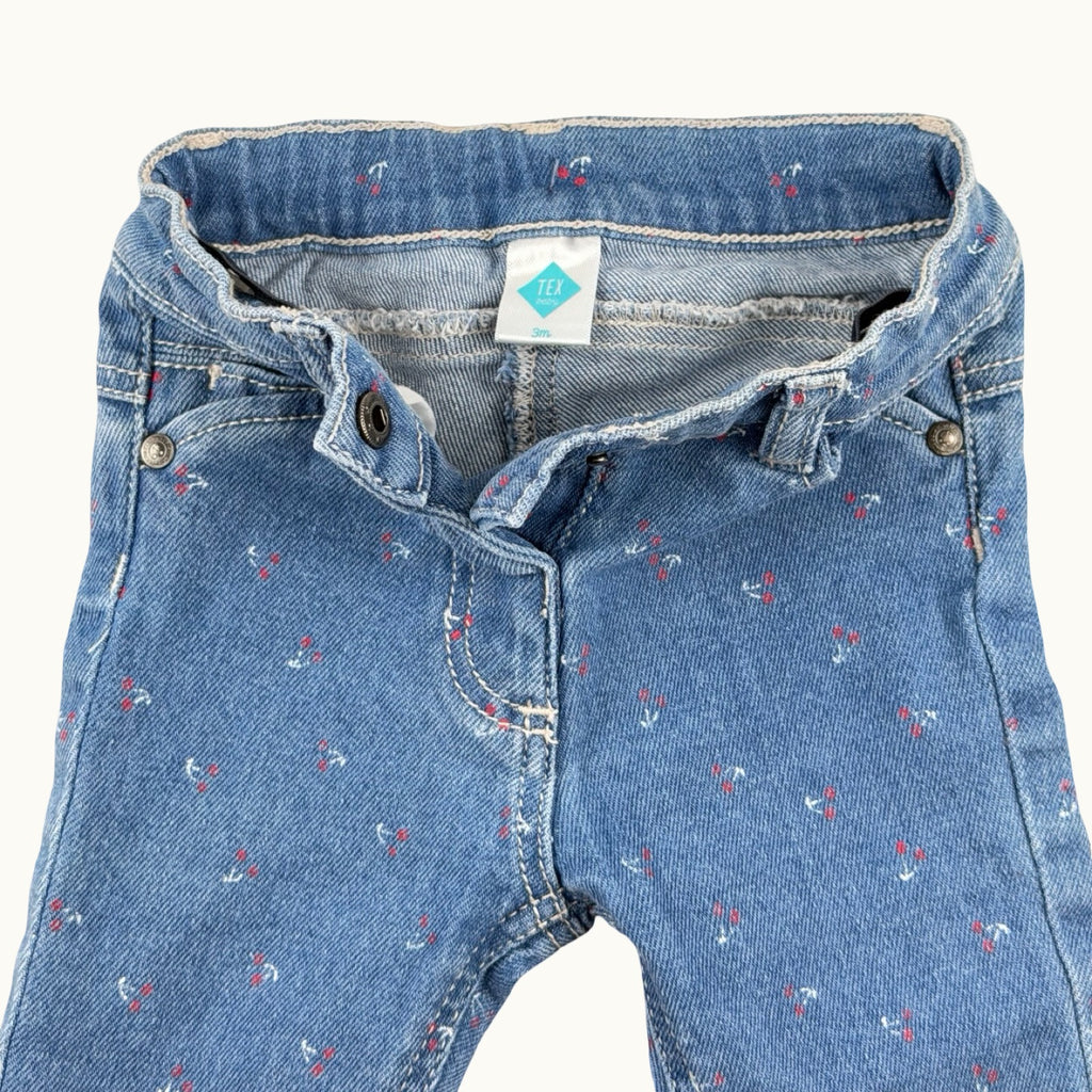 Jean cerises - 3 mois