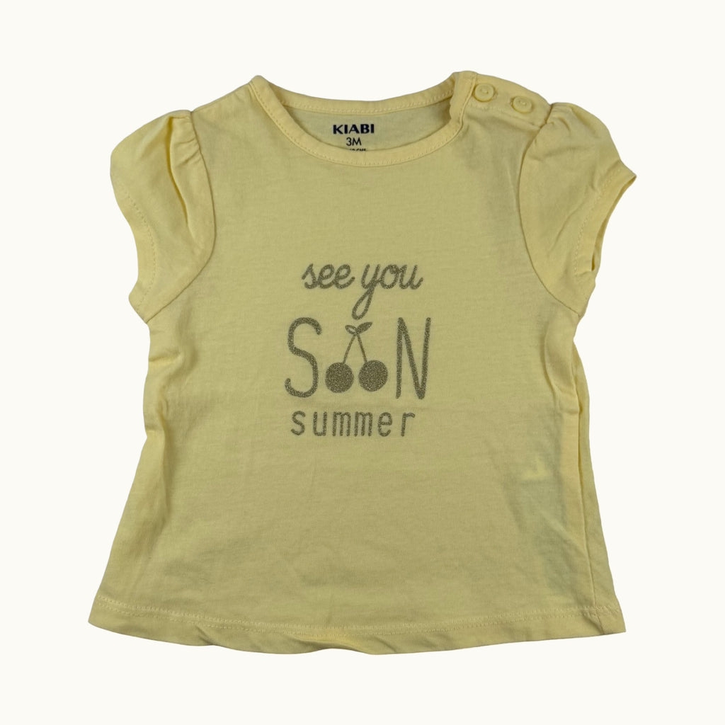 Lot 3 t-shirts motifs - 3 mois