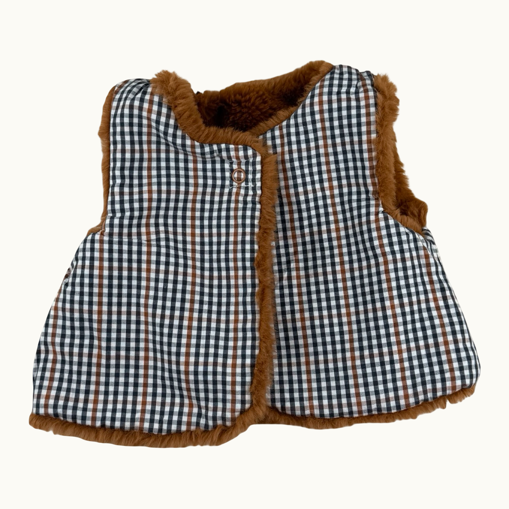 Veste sans manche réversible - 9 mois