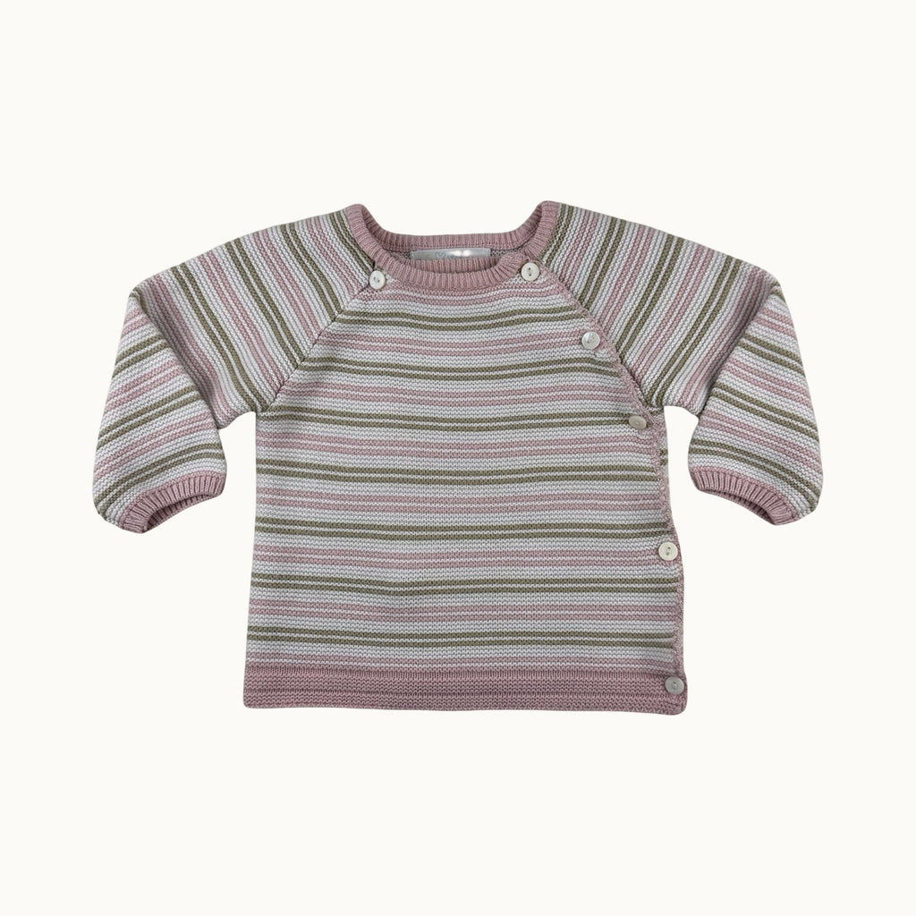 Pull en maille rayé - 3 mois