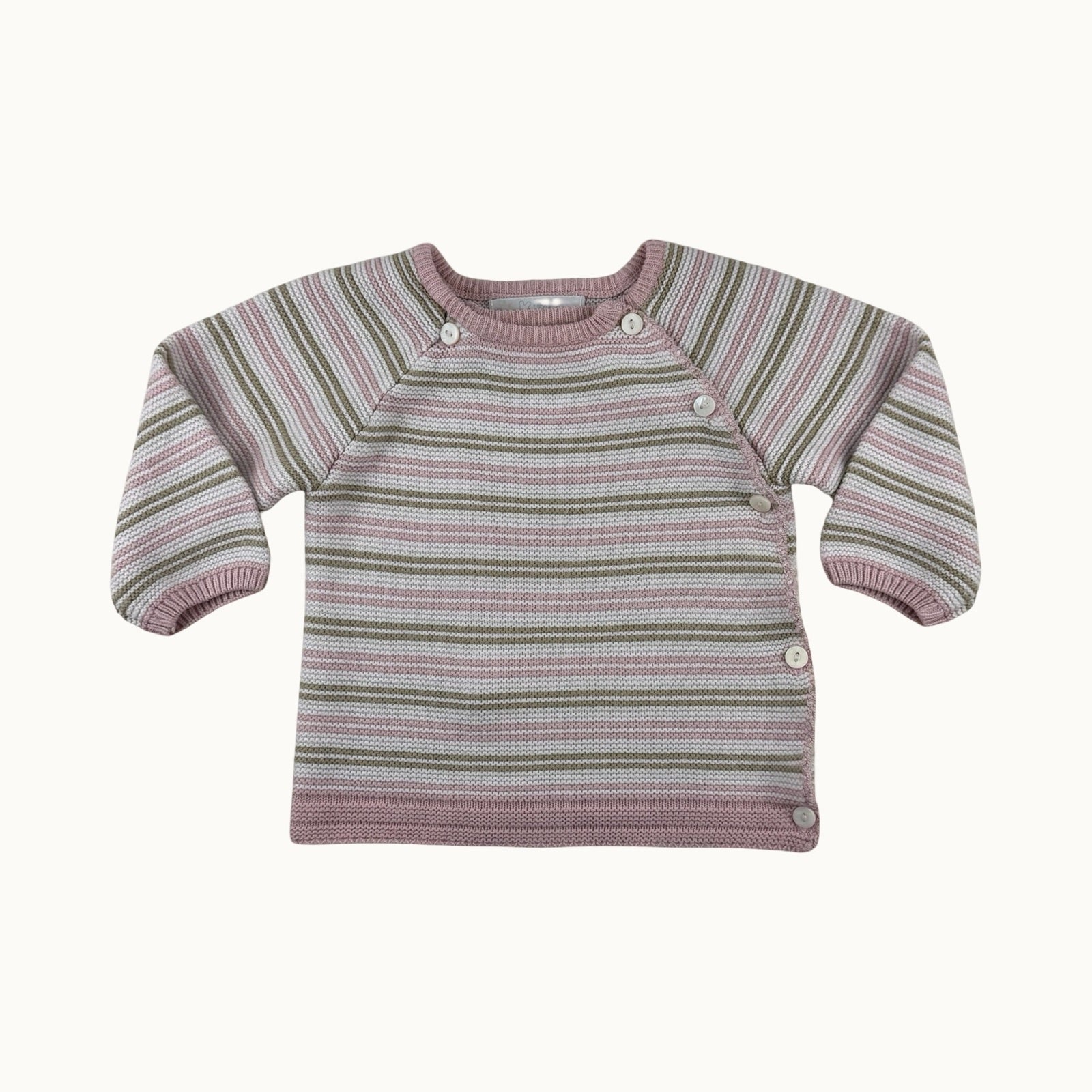 Pull en maille rayé - 3 mois