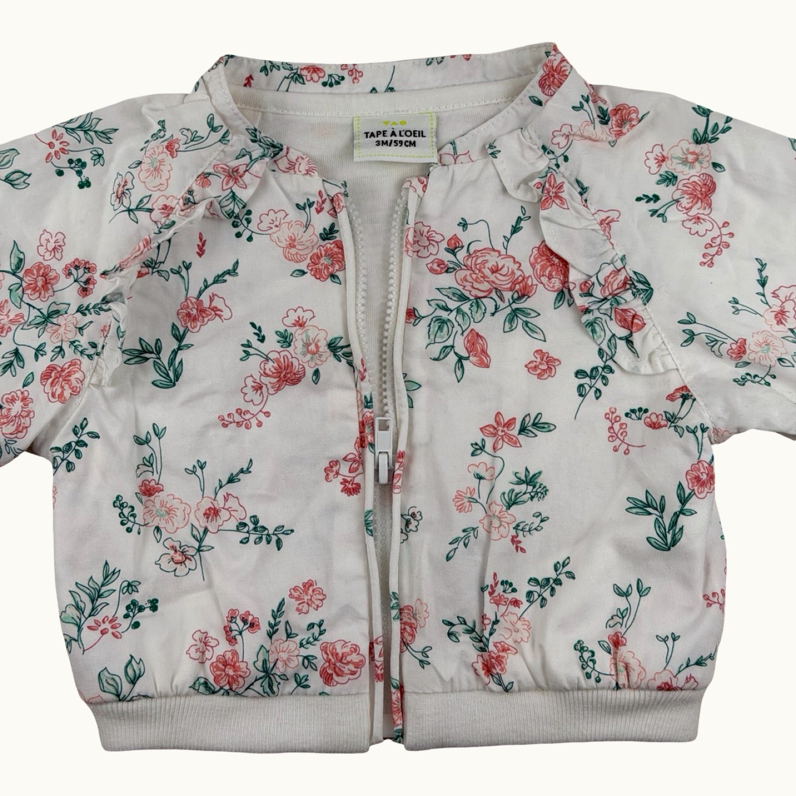 Veste fleurie TAO - 3 mois