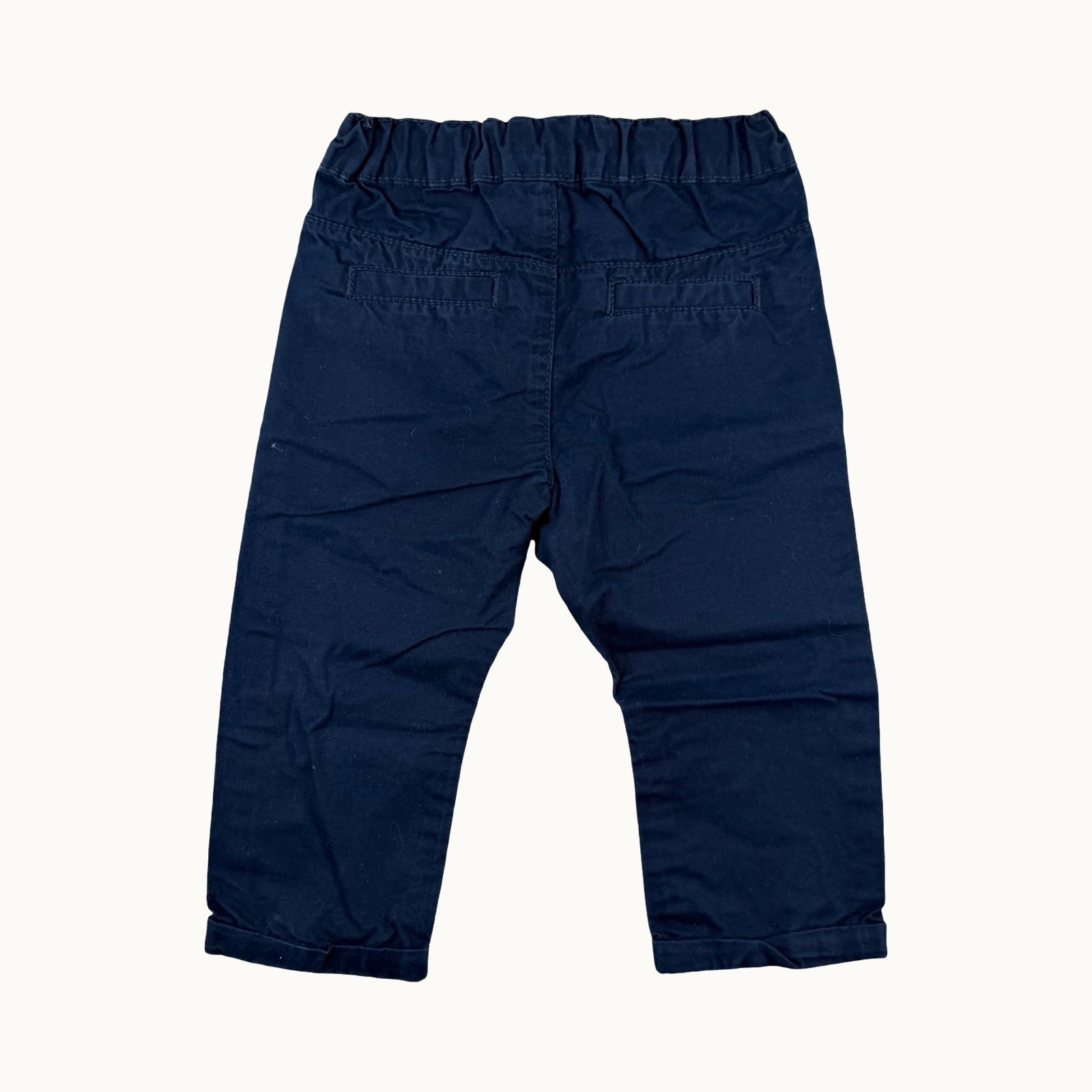 Pantalon chino bleu marine - 12 mois