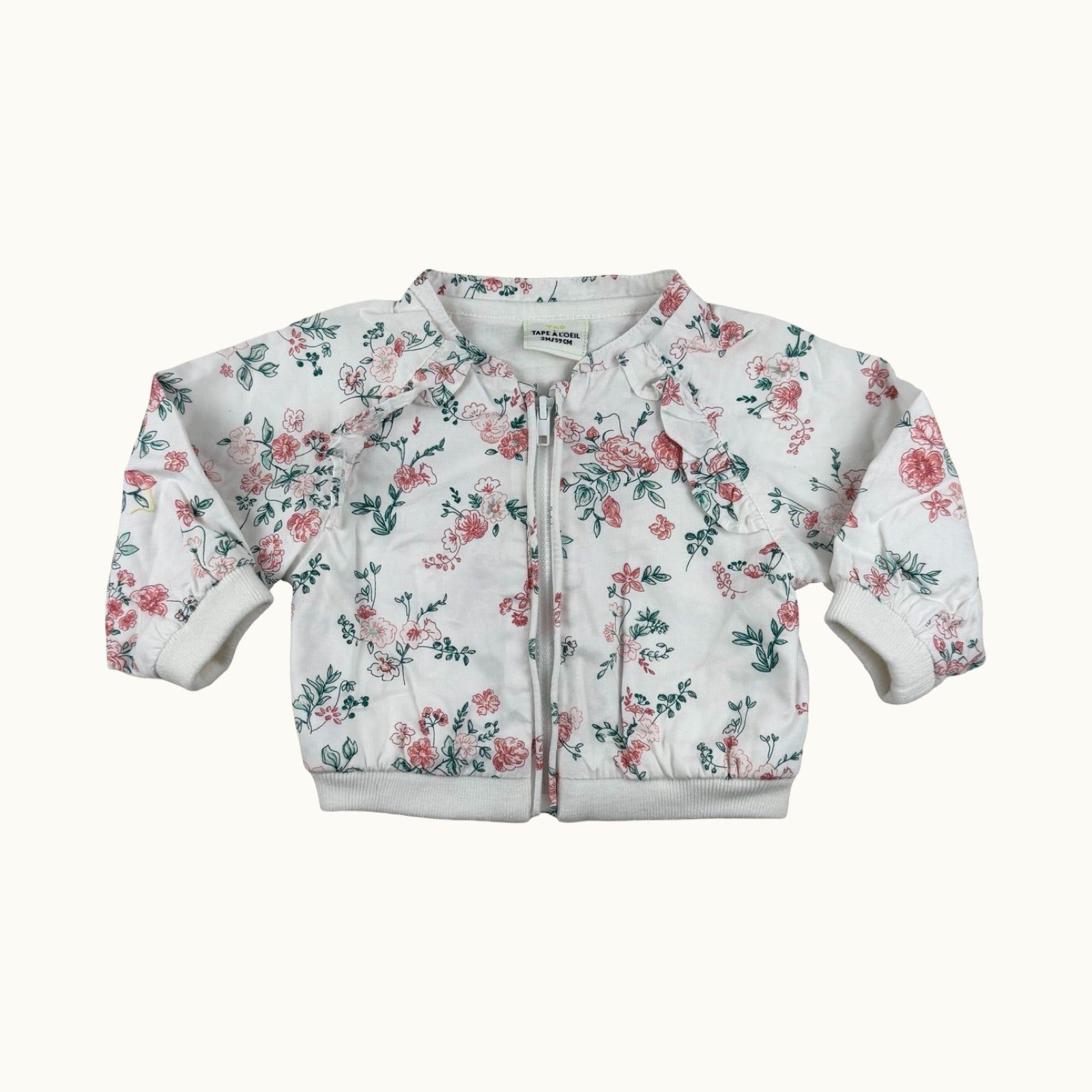 Veste fleurie TAO - 3 mois