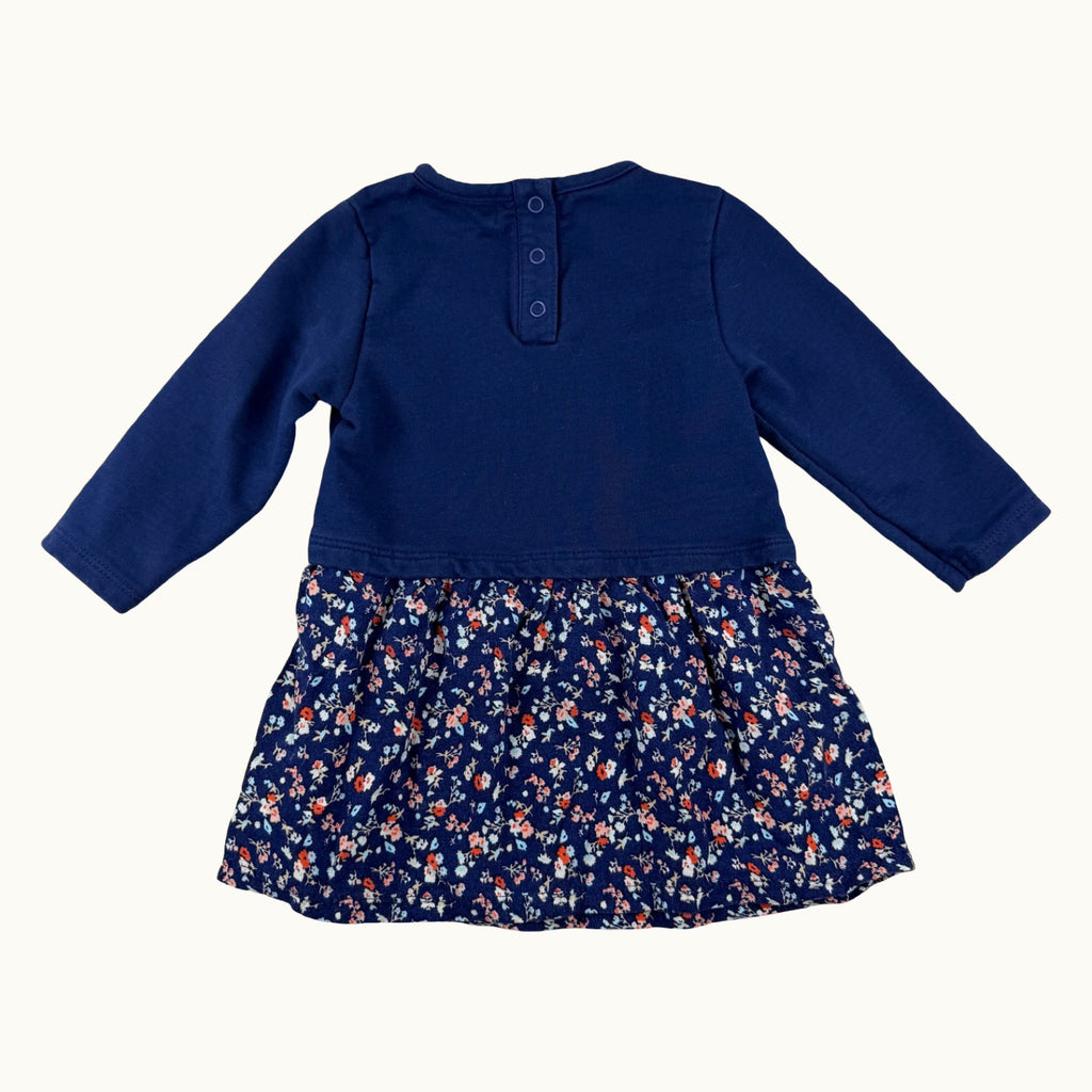 Robe bi-matière - 12 mois