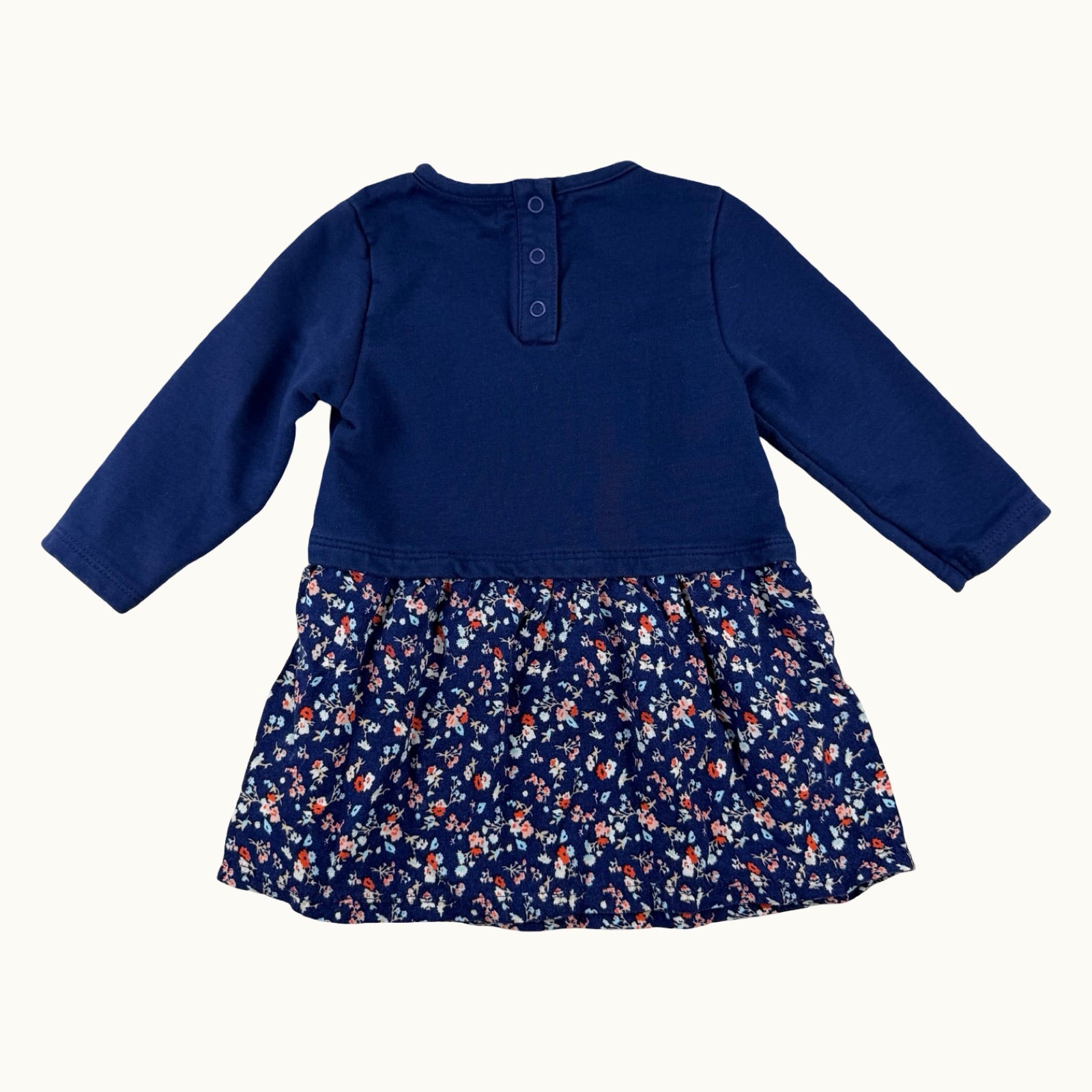 Robe bi-matière - 12 mois