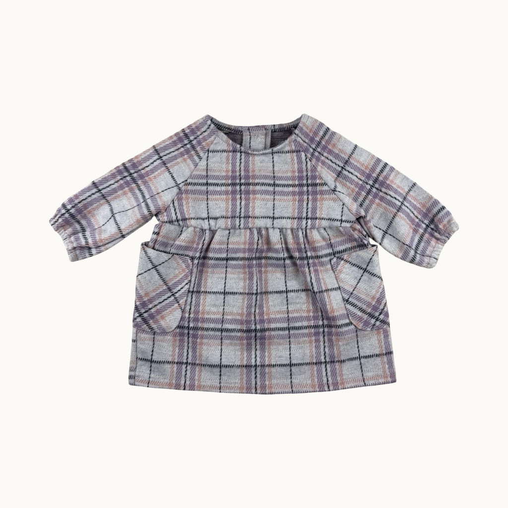 Robe à carreaux - 3 mois