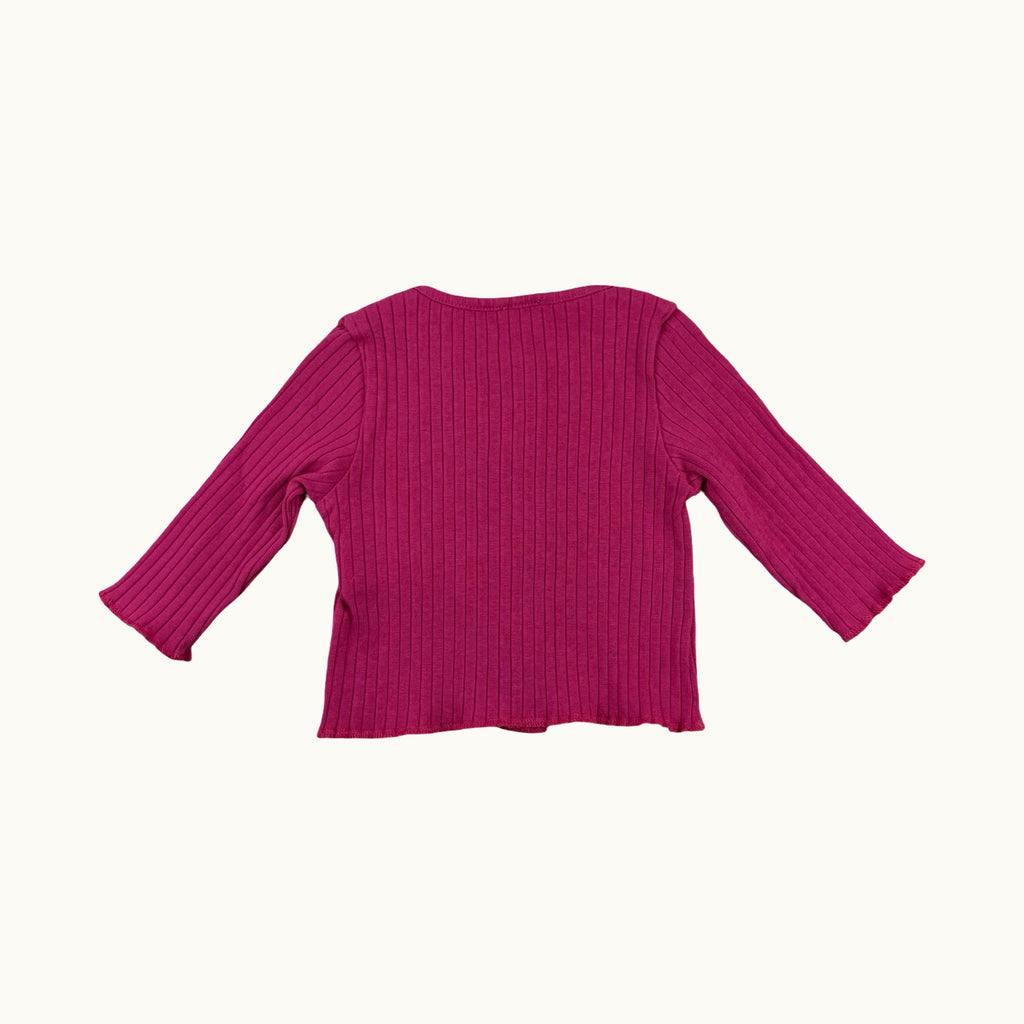 Cardigan rose - 3 mois