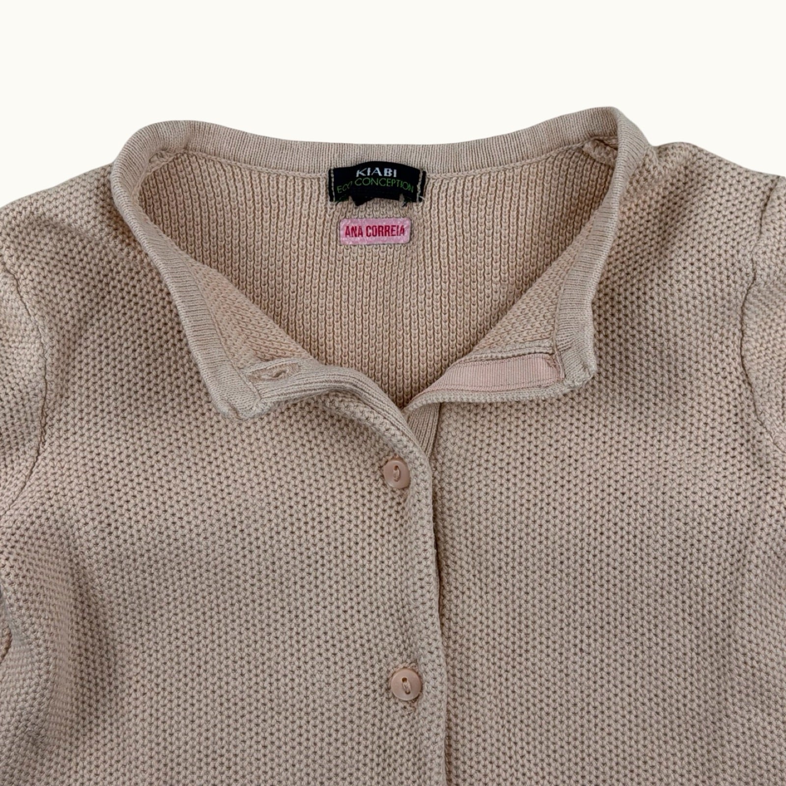 Gilet en maille rose - 12 mois