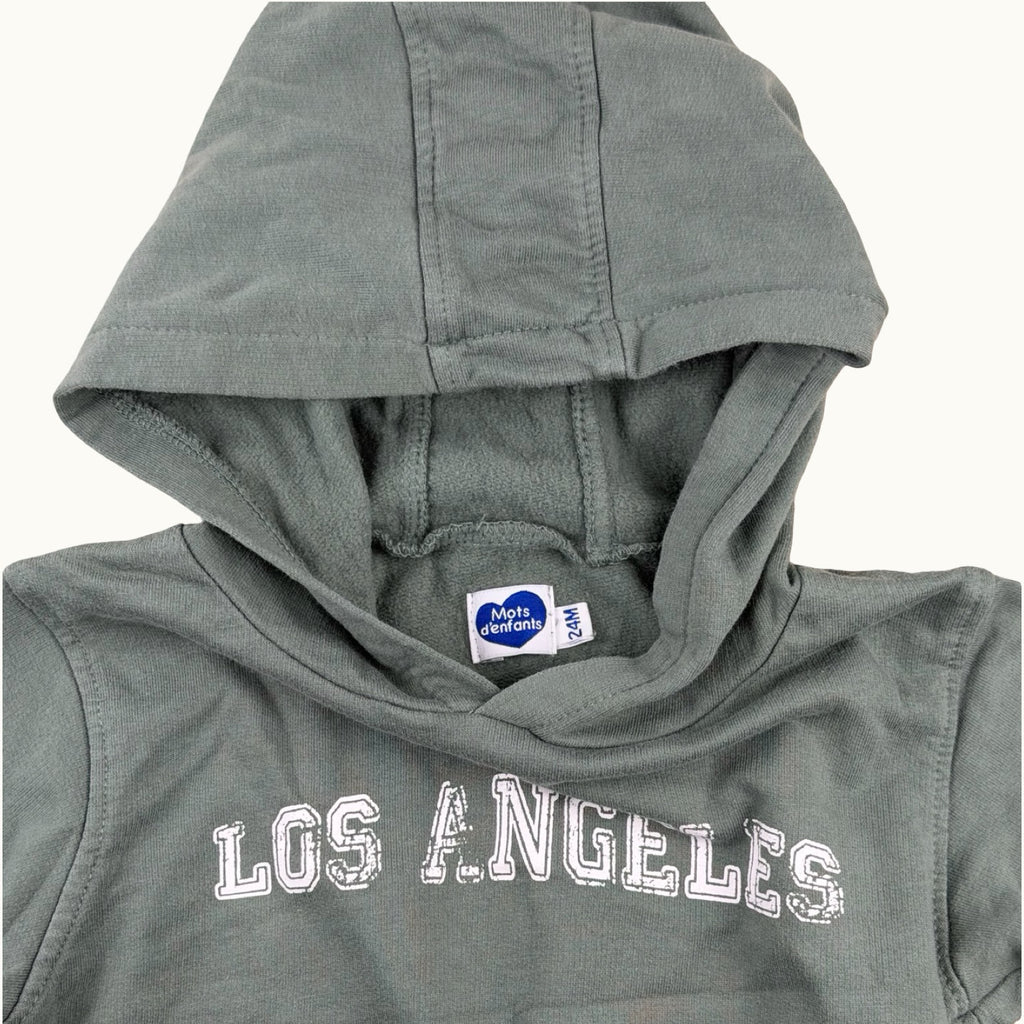 Sweat à capuche "Los Angeles" - 24 mois