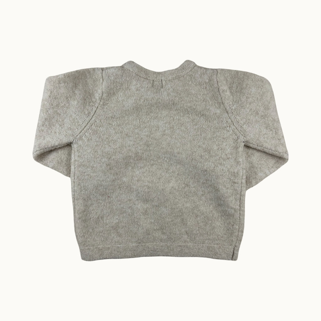 Pull avec fleurs - 9 mois