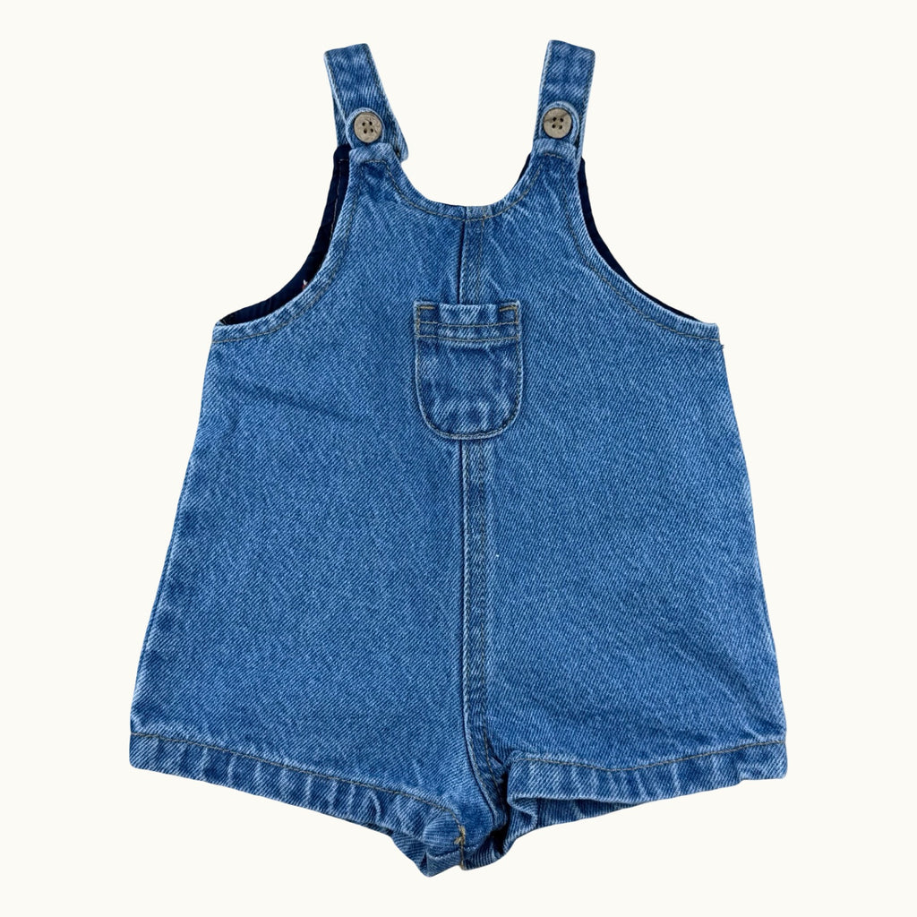 Combishort en jean - 3 mois