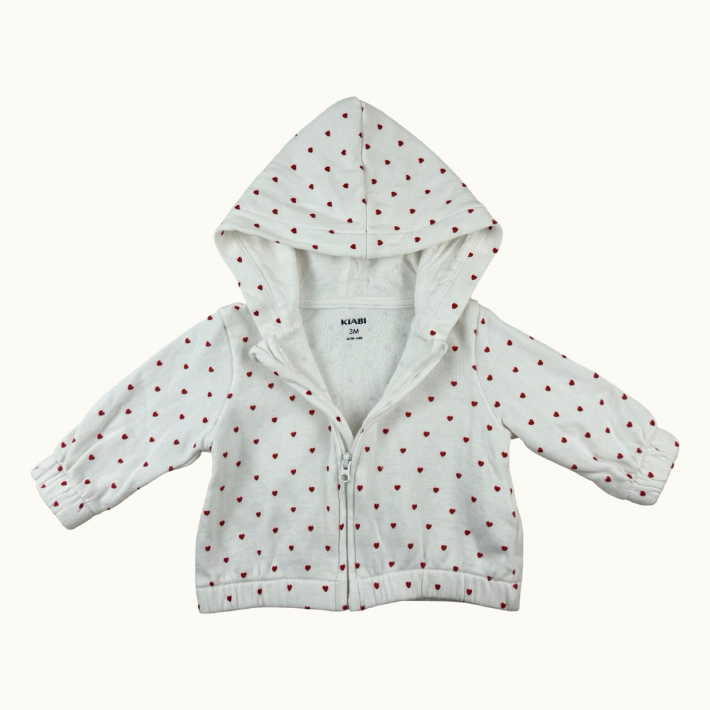 Veste cœurs - 3 mois
