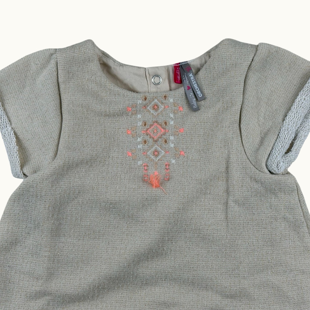Robe bi-matière - 12 mois